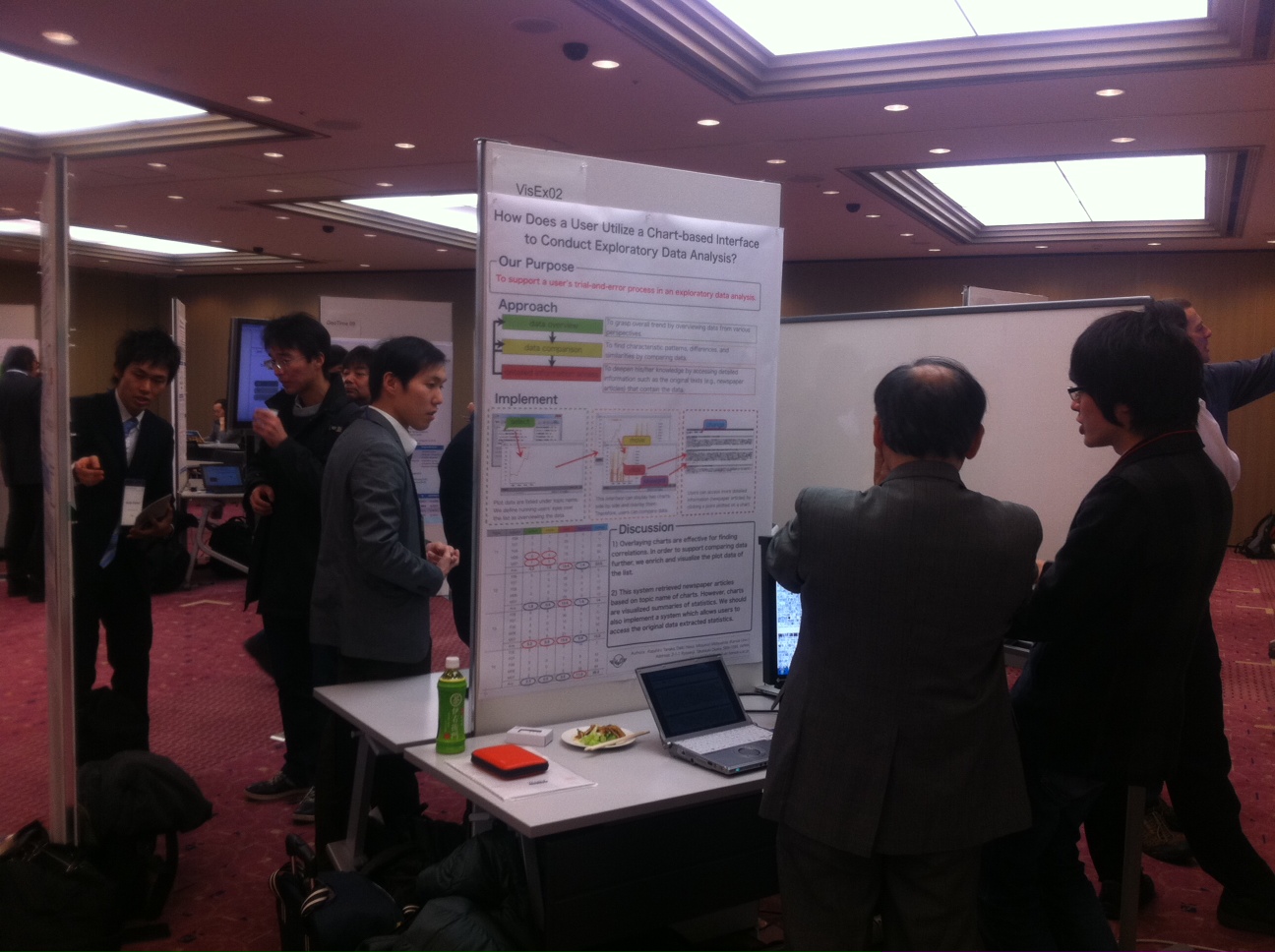 NTCIR 9 デモ発表の様子