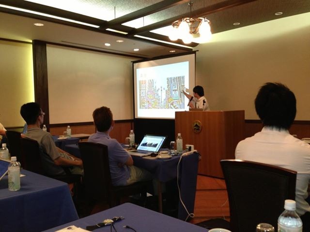 藤田くんの発表の様子